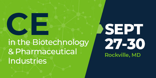 CE Pharm Symposium September 27-20 Rockville, MD