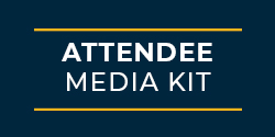 Image of blue background with text 'attendee media kit'