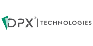 Company logo with text 'DPX Technologies'