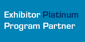 Image with text 'Exhibitor Platinum Program Partner'