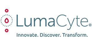 Company logo with text 'LumaCyte Innovate. Discover. Transform'