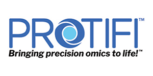 Company logo with text 'ProtiFi Bringing precision omics to life!'