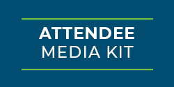 Blue graphic with text 'Attendee Media Kit'