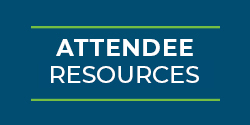 Blue graphic with text 'Attendee Resources'