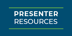 Blue graphic with text 'Attendee Resources'