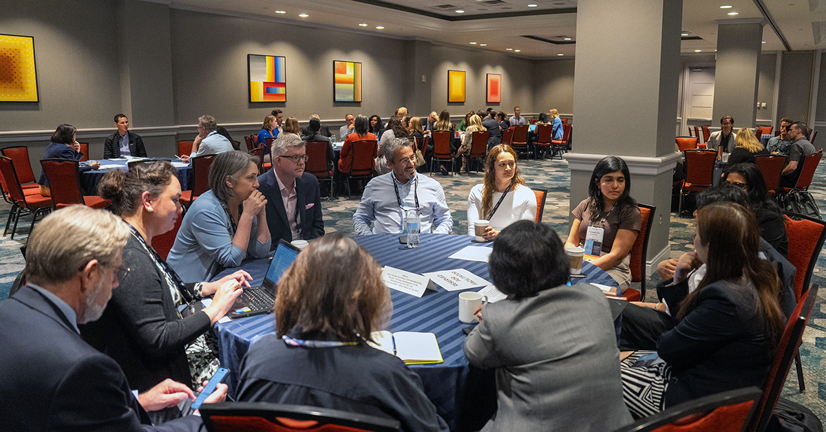 Members Participating in Roundtable Discussions at CGTP 2023